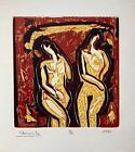 Darwiche Sayed gravure signe art abstrait abstraction Musique Arabe Egypte