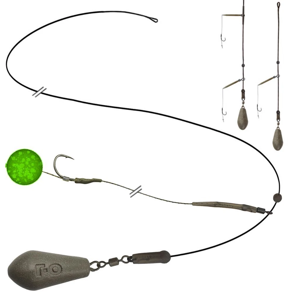 Komplett Karpfen Montage Kit HELICOPTER RIG SUPER CARP Ready Heli Helikopter Set - Bild 1 von 4