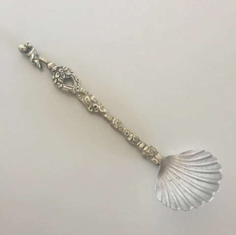 Vintage Italian Souvenir Cherub Spoon Cover
