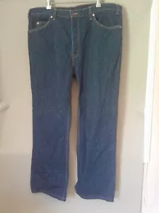 Vintage Levis 602 Jeans 40inx 31in Dark Wash Bootcut Orange Tab Rare Made in Aus - Picture 1 of 8