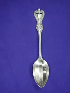 Cuchara de té colonial antigua de plata esterlina usada de colección 1895 marcada - Imagen 1 de 5