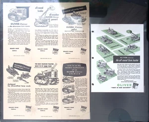Oliver Cletrac ad and foldout HG, B, A, D - Picture 1 of 1