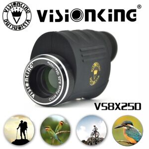 Visionking Portable Monocular close focus 8x25 BAK4 Prism Telescope gift