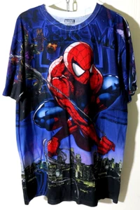 Spider-Man Green Goblin All Over Mega Print T-Shirt Mens Large AOP - Picture 1 of 3