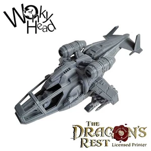 Dragons Rest Hawke Space Vehicle wargaming terreno impreso en 3D - Imagen 1 de 7