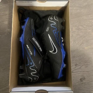 NEW Nike Zoom Superfly 9 Elite Black Blue FG DJ4977-040 Men's Size 8 Cleats - Picture 1 of 10