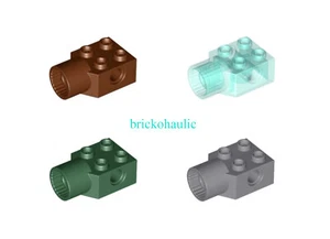 Lego Technic Brick Modified 2x2 with Pin Hole, Rotation Joint Socket Parts Lot - Picture 1 of 7