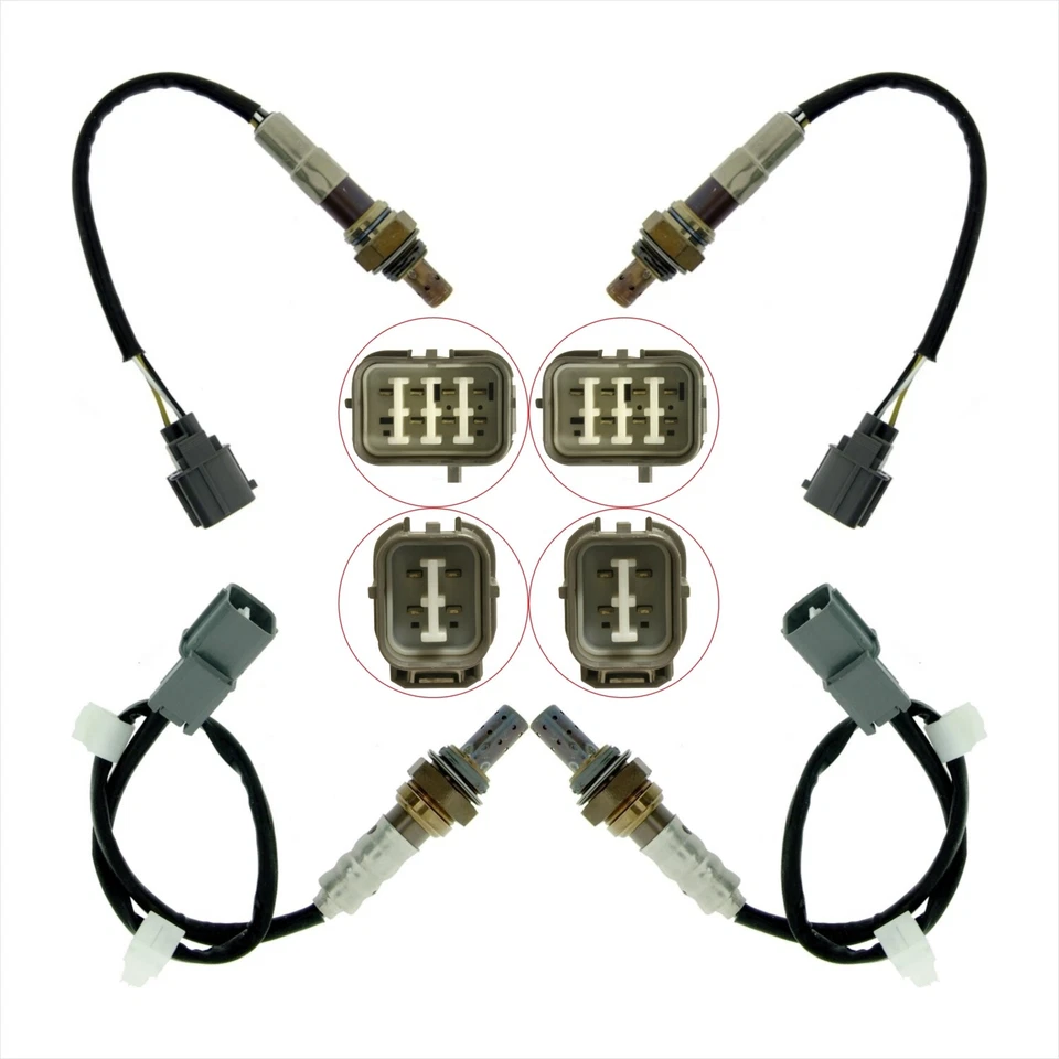4pcs O2 Sensor For 2006-2008 Honda Ridgeline 3.5L V6 Upstream+Downstream - Image 1 of 1
