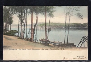 Gloversville NY Mountain Lake From Hotel Adirondacks 1906 c597 - Picture 1 of 2
