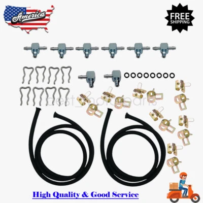 For Duramax Diesel LLY LBZ LMM Fuel Injector Return Rail Kit W/METAL FITTINGS US Foto 1 de 4