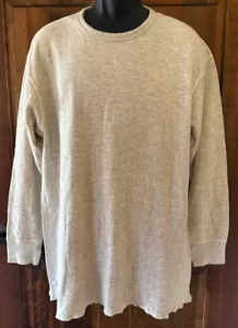 Vintage Duofold Shirt Two Layer Longsleeve Men’s XL ~ Grey / Wool ~ Cotton - Picture 1 of 4