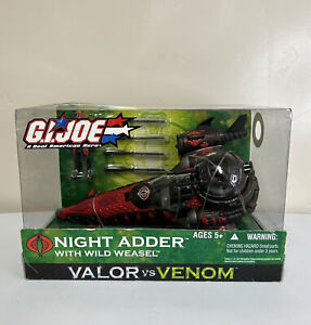 GI JOE Night Adder with Wild Weasel Valor vs. Venom New in package