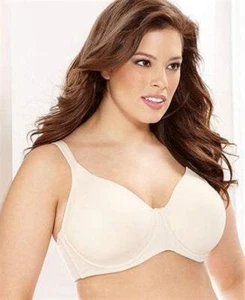 PO Leading Lady 38F Beige Molded Lightly Padded Underwire Bra 5028 #97086 - Picture 1 of 3