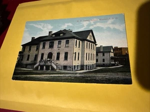 Bismarck North Dakota Postcard United States Indian School Building 1910 Vintage - Picture 1 of 2