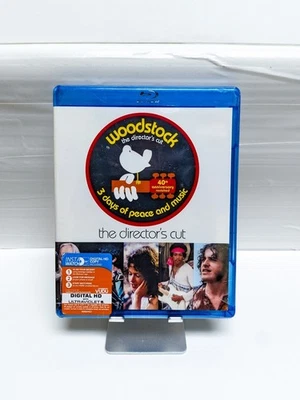 Woodstock: 3 Days of Peace & Music The Director's Cut (Blu-Ray) RARE NEW SEALED - Image 1 of 2