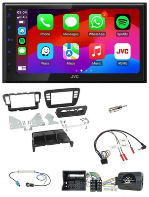JVC Bluetooth 2DIN Lenkrad DAB USB Autoradio für Seat Mii 17-19 Skoda CitiGo sch - Bild 1 von 4
