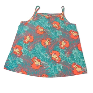 Disney Princess Little Mermaid Ariel Sleeveless Top, Girl’s Size M(7/8) - Picture 1 of 3