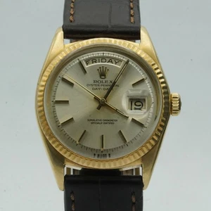 ROLEX OYSTER PERPETUAL DAY DATE HERREN UHR 36MM 1803 18K 750 GELB GOLD VINTAGE - Bild 1 von 9