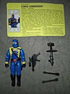 GI Joe Action Force Vintage Action Figures. Cobra Commander V5 near complete  - Image 1 of 2