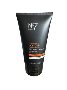 No7 MEN ENERGISING FACE SCRUB Sensitive Hypo-allergenic 5 Fl Oz - Picture 1 of 1
