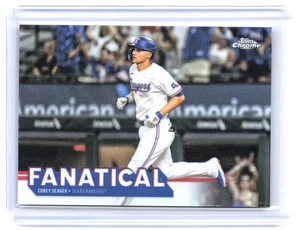 2025 Topps Chrome Corey Seager Fanatical SSP #FAN-11 – Case Hit Rangers - Picture 1 of 3