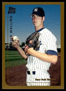 1999 Topps Traded & Rookies David Walling Rookie New York Yankees #T71 - Picture 1 of 2