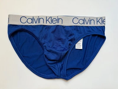 NEW - Calvin Klein Steel Microfiber Low Rise Hip Brief Mens Underwear Size MD  - Image 1 of 4