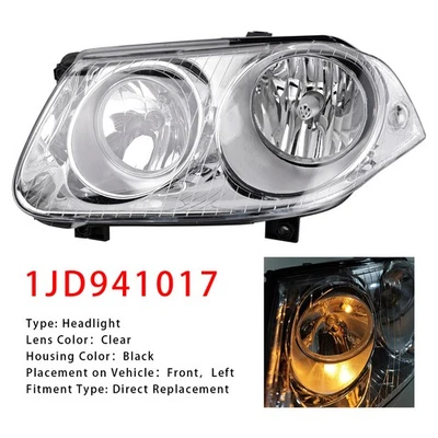 Left Headlight Lamp 1JD941017 For VW Bora GLI 2006-2011 U8 - image 1 of 4