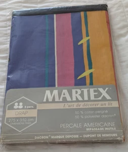 Sanderson Martex super king size flat sheet and matching square pillowcase - Picture 1 of 5
