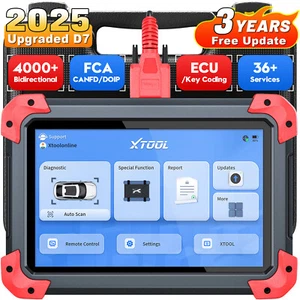 2025 XTOOL D7 V2.0 Full System Diagnostic Bidirectional Scanner Key Programming - Picture 1 of 15