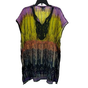 Club Z Collection Womens Swimsuit Cover Up Sheer Small - Picture 1 of 11
