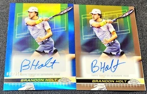2024 Topps Chrome Tennis Auto Blue /250  Brandon Holt Refractor #TCA - Picture 1 of 2
