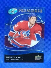2009-10 Upper Deck Ice /999 Mathieu Carle #123 Rookie RC