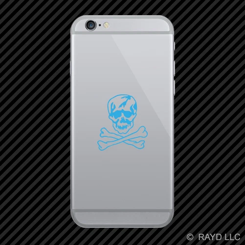(2x) Pegatina para teléfono celular móvil F-14 Jolly Roger Insignia F14 muchos colores Foto 1 de 1