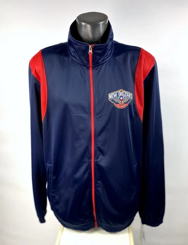 NEW ORLEANS PELICANS Track Jacket with Sewn Logo LG, XL Cover