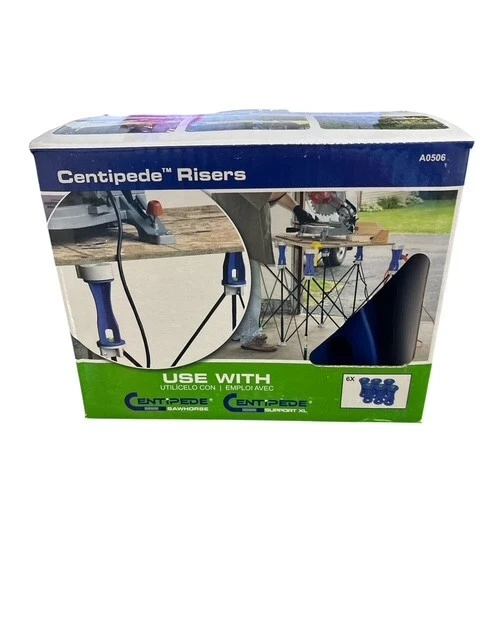 Bora Centipede 6-Piece Risers Set Accessory for Bora Centipede Work Stands Inc