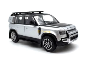 ZD 1:76 Silver Land Rover Defender 110 Sports ORV Model Diecast Metal Car BN - Picture 1 of 6