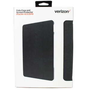 Verizon Folio Tablet Hülle + Displayschutzfolie Apple iPad Air/Pro 10,5 - schwarz - Bild 1 von 2