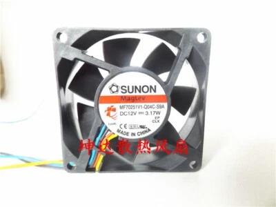 1 PCS  SUNON Fan MF70251V1-Q04C-S9A  DC12V 3.17W 7025 7CM 4-wire fan cooling fan - Image 1 of 2