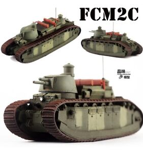 5M HOBBY 1/72 French Big MAC FCM2C Heavy Tank Resin Finished Military Model