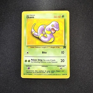 Ekans #056 Team Rocket Original Series WOTC Pokemon TCG - Picture 1 of 2