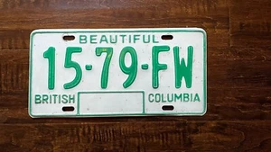 1979 British Columbia Commercial Licence Plate License Tag - Picture 1 of 2