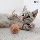 5x Cat Toys Sisal Ball Pet Scratching Balls Self Play Handmade Cat Rope Ball
