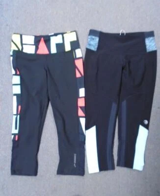 Lote de 2 Leggings de Ejercicio de Yoga para Mujer Capri Brooks y MPG Talla S Foto 1 de 4