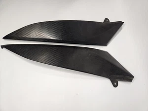 Par de molduras de cubierta lateral del tanque Yamaha R1 04-06 OEM - Imagen 1 de 6