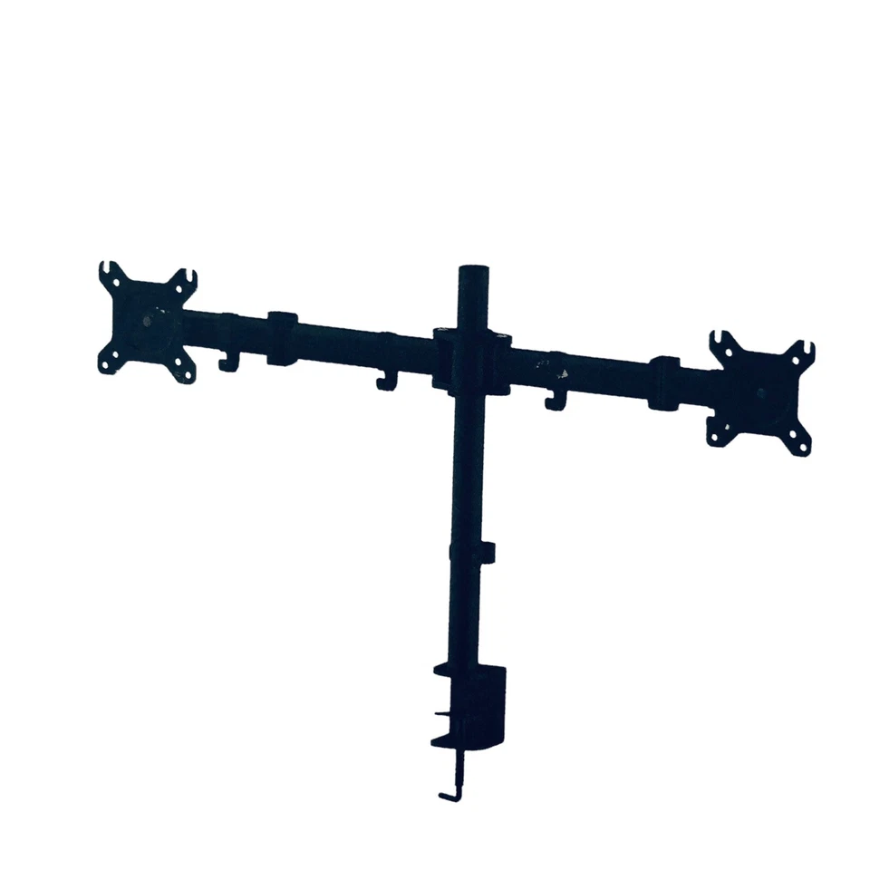 Monoprice Essential Dual Monitor Articulate Arm Desk Mount 180° Swiv/360 Rotate - Image 1 of 4