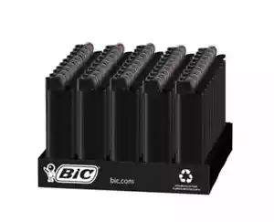 Bic Classic Black Lighters Pack Of 50 - Picture 1 of 4
