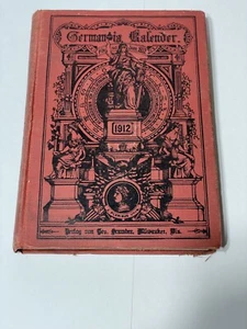 Germania Kalender 1912 1st Ed German Calendar Almanac - Picture 1 of 17