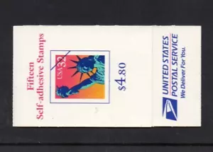USA 1994 $4.80 BOOKLET STATUE OF LIBERTY 15 x SG3273 - MINT - Picture 1 of 1