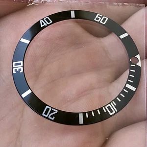 Original Nuevo Rolex Submariner 14060 14060M Inserto Bisel Negro - OC#32 - Imagen 1 de 8